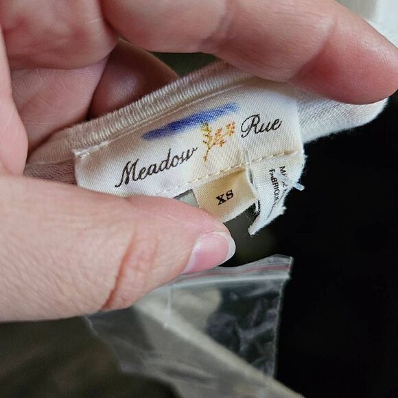 NWOT Anthropologie Meadow Rue Andorra Peplum Blouse - Picture 10 of 11